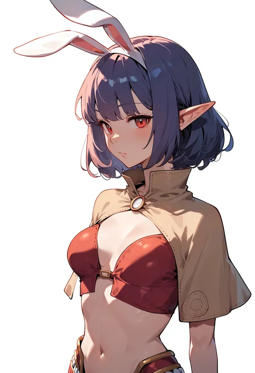 masterpiece, best quality, score_7, safe, mage (ragnarok online), ragnarok online, solo, upper body, simple background — by k3scat, made with ComfyUI
