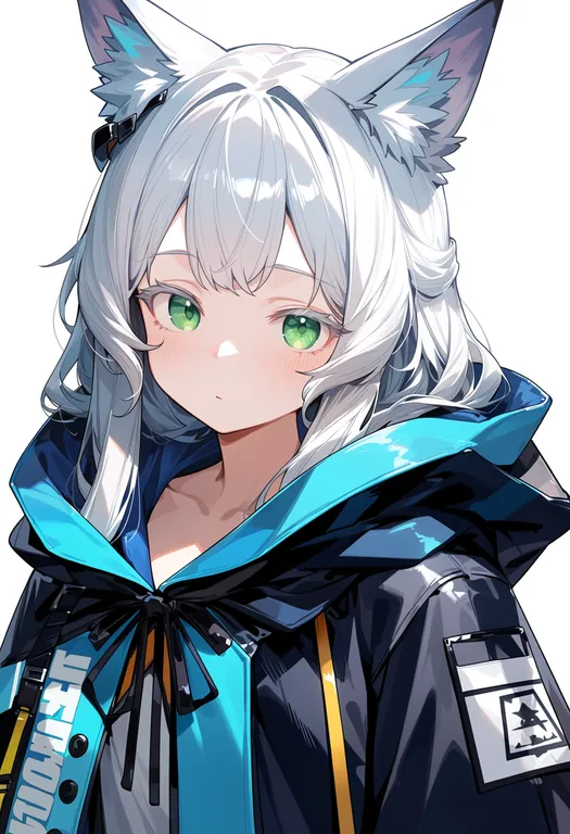 masterpiece, best quality, score_7, safe, rosmontis (arknights), arknights, solo, upper body, simple background — by k3scat, made with ComfyUI