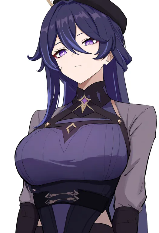masterpiece, best quality, newest, absurdres, highres, safe, lauma_(genshin_impact), genshin_impact, solo, upper_body… — by k3scat, made with ComfyUI