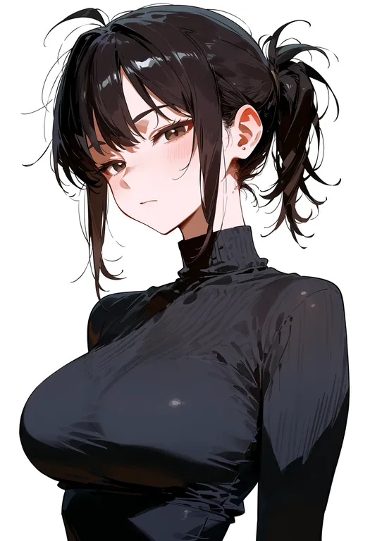 masterpiece, best quality, score_7, safe, rukawa kaede, solo, upper body, simple background — by k3scat, made with ComfyUI