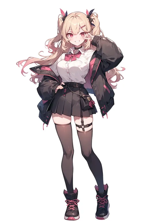 masterpiece, best quality, score_7, safe, merc storia, solo, simple background — by k3scat, made with ComfyUI