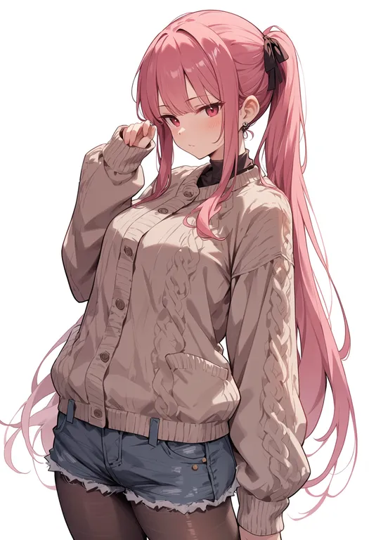 masterpiece, best quality, score_7, safe, inu x boku ss, solo, simple background — by k3scat, made with ComfyUI