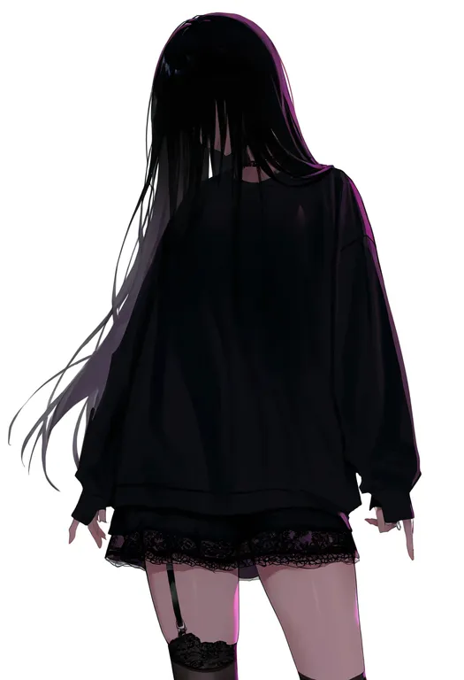 masterpiece, best quality, newest, absurdres, highres, safe, lace_socks, 1girl, solo, full_body, simple_background — by k3scat, made with ComfyUI