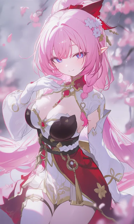 @coria，elysia \(peachy spring\) \(honkai impact\) — by 三叶草, made with ComfyUI