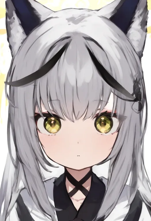 masterpiece, best quality, general, eyebrows, 1girl, solo, portrait, simple background — by k3scat, made with ComfyUI