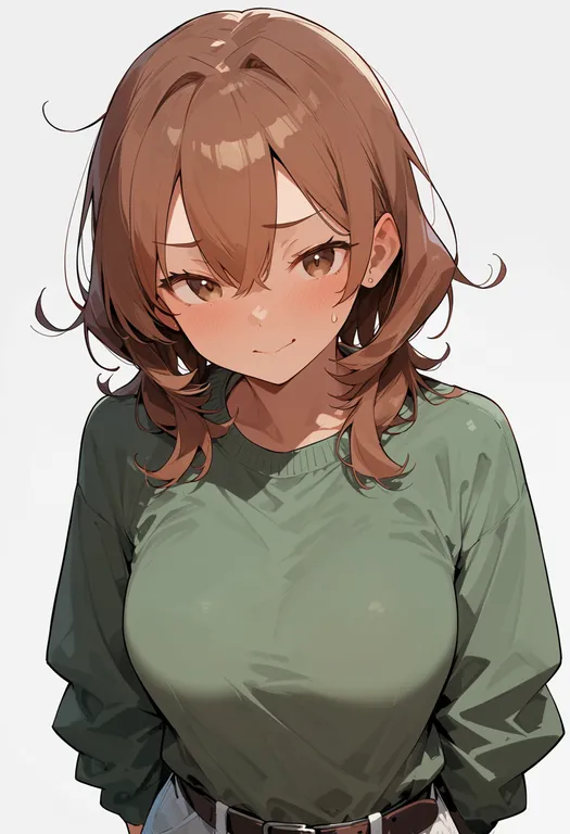 masterpiece, best quality, score_7, safe, kinu (kancolle), solo, upper body, simple background — by k3scat, made with ComfyUI