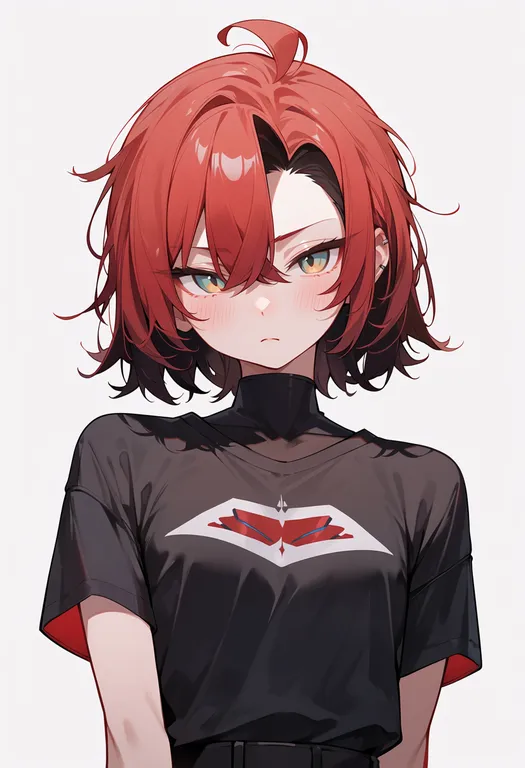 masterpiece, best quality, score_7, safe, machina x flayon, solo, upper body, simple background — by k3scat, made with ComfyUI
