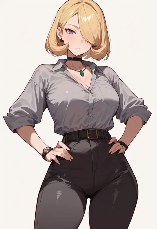 masterpiece, best quality, score_7, safe, pokemon x and y, solo, simple background — by k3scat, made with ComfyUI