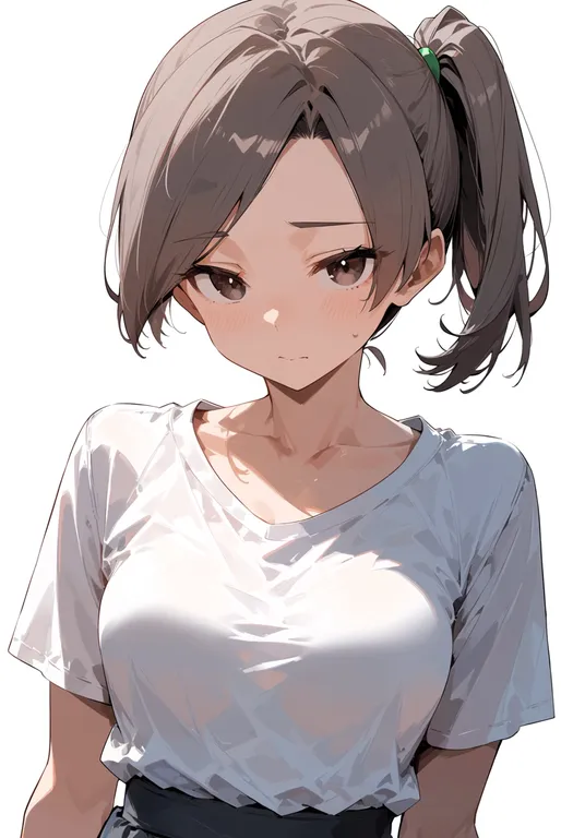 masterpiece, best quality, score_7, safe, chitose (kancolle), solo, upper body, simple background — by k3scat, made with ComfyUI