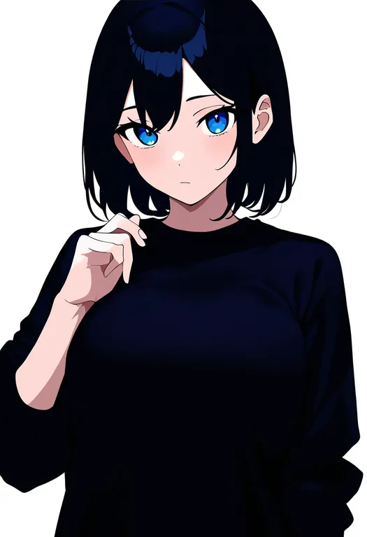 masterpiece, best quality, newest, absurdres, highres, safe, sleeves_pushed_up, 1girl, solo, upper_body… — by k3scat, made with ComfyUI