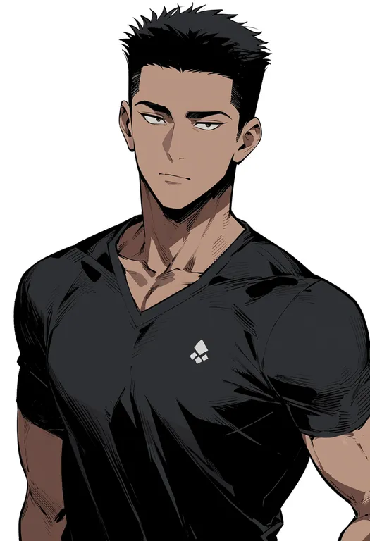 masterpiece, best quality, score_7, safe, ao isami, solo, upper body, simple background — by k3scat, made with ComfyUI