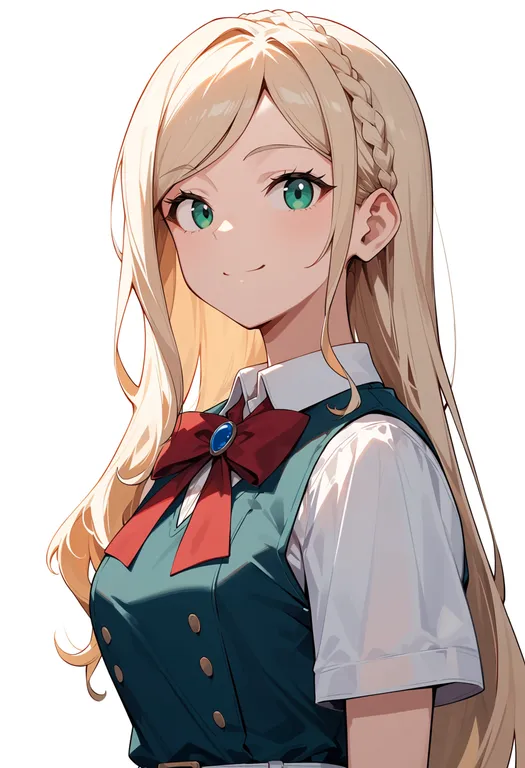 masterpiece, best quality, score_7, safe, sonia nevermind, solo, upper body, simple background — by k3scat, made with ComfyUI