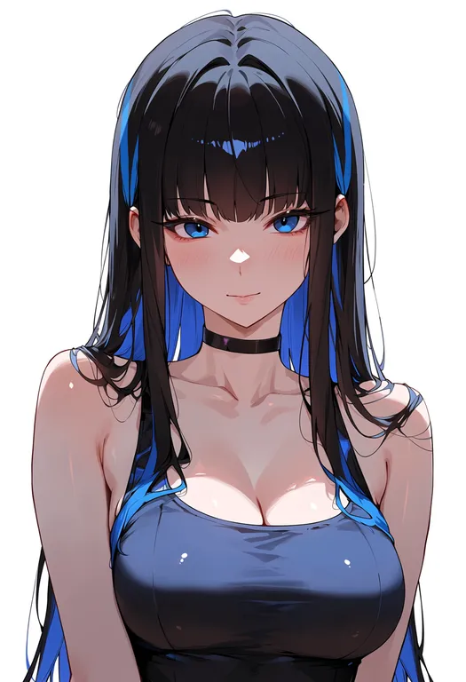masterpiece, best quality, score_7, safe, d (nikke), solo, upper body, simple background — by k3scat, made with ComfyUI