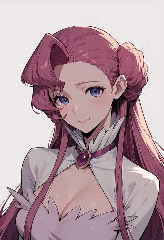 masterpiece, best quality, score_7, safe, euphemia li britannia, solo, upper body, simple background — by k3scat, made with ComfyUI