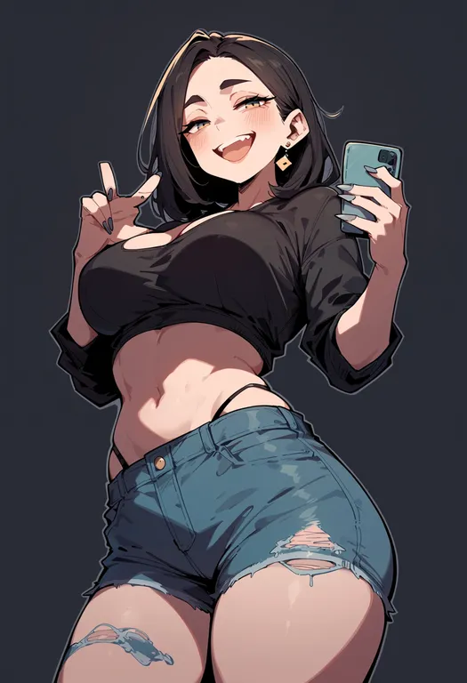 masterpiece, best quality, score_7, safe, pizza-la, solo, simple background — by k3scat, made with ComfyUI