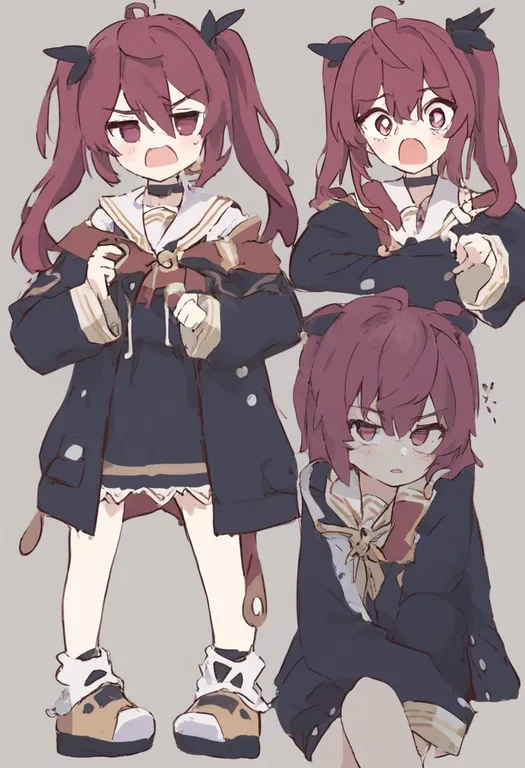 masterpiece, best quality, general, scolding, 1girl, solo, full body, simple background — by k3scat, made with ComfyUI
