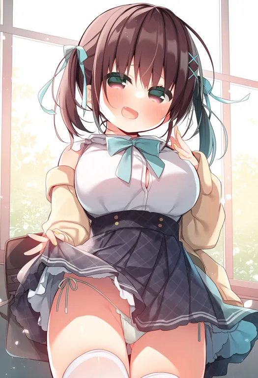 masterpiece, best quality, score_7, safe, @hanamiya natsuka, 1girl, solo — by k3scat, made with ComfyUI
