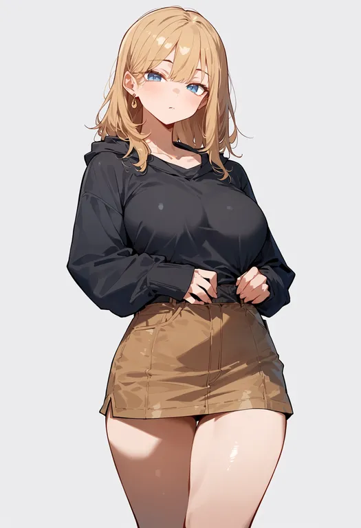 masterpiece, best quality, score_7, safe, jahy-sama wa kujikenai!, solo, simple background — by k3scat, made with ComfyUI