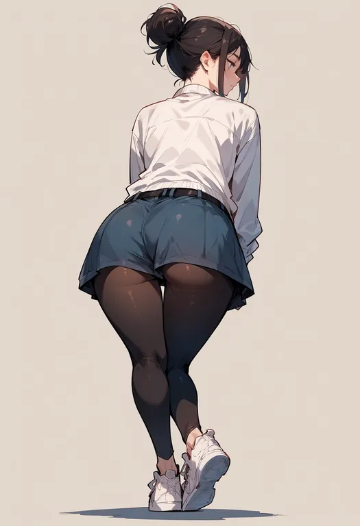masterpiece, best quality, score_7, safe, hatoful kareshi, solo, simple background — by k3scat, made with ComfyUI
