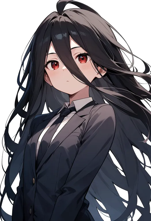 masterpiece, best quality, score_7, safe, kamukura izuru, solo, upper body, simple background — by k3scat, made with ComfyUI