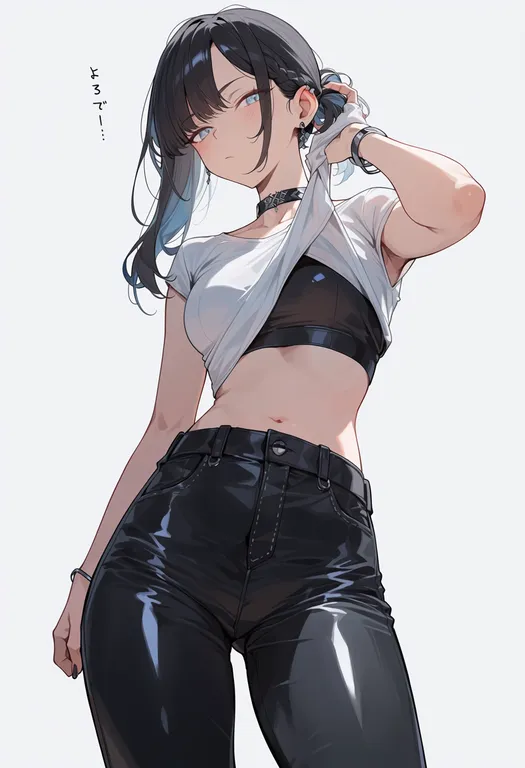 masterpiece, best quality, score_7, safe, scales, 1girl, solo, simple background — by k3scat, made with ComfyUI