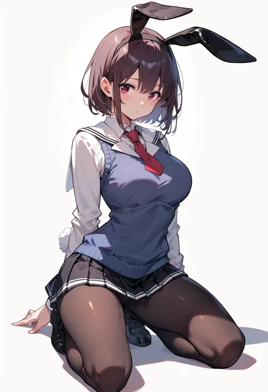 masterpiece, best quality, score_7, safe, saenai heroine no sodatekata, solo, simple background — by k3scat, made with ComfyUI