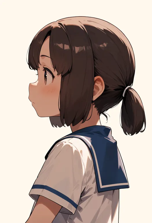 masterpiece, best quality, score_7, safe, daitou (kancolle), solo, upper body, simple background — by k3scat, made with ComfyUI