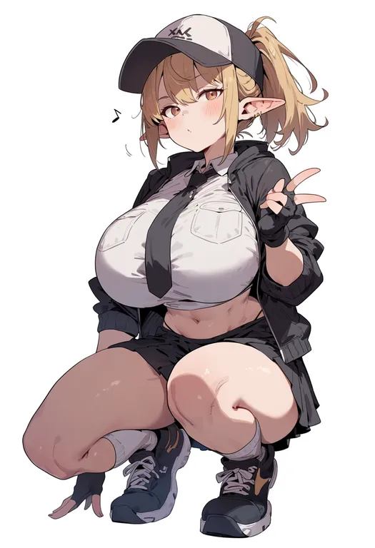 masterpiece, best quality, score_7, safe, otogi-juushi akazukin, solo, simple background — by k3scat, made with ComfyUI