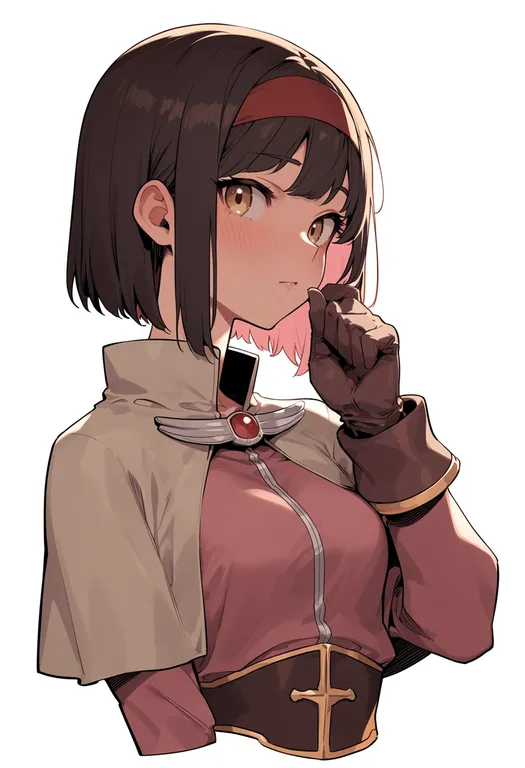 masterpiece, best quality, score_7, safe, acolyte (ragnarok online), ragnarok online, solo, upper body… — by k3scat, made with ComfyUI