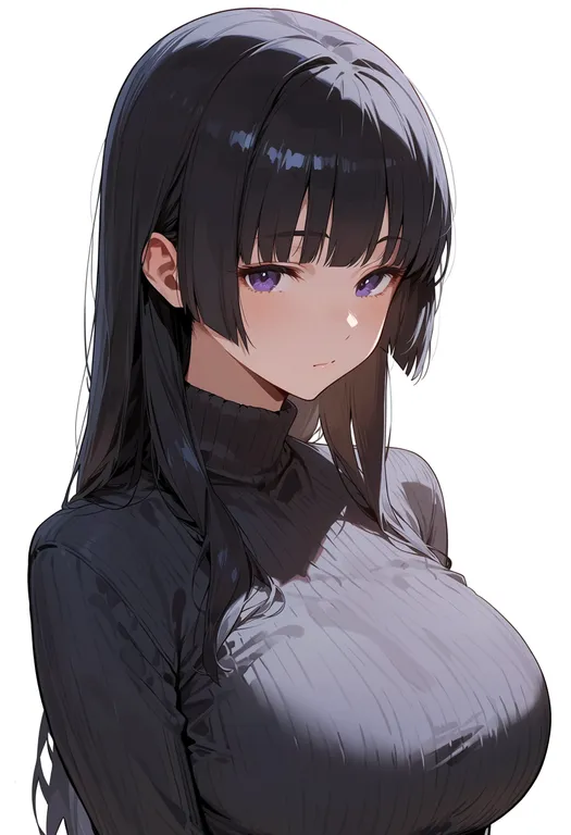 masterpiece, best quality, score_7, safe, shirokane rinko, solo, upper body, simple background — by k3scat, made with ComfyUI