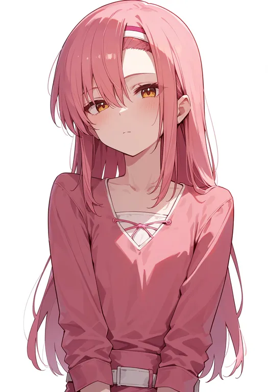 masterpiece, best quality, score_7, safe, katsura hinagiku, solo, upper body, simple background — by k3scat, made with ComfyUI