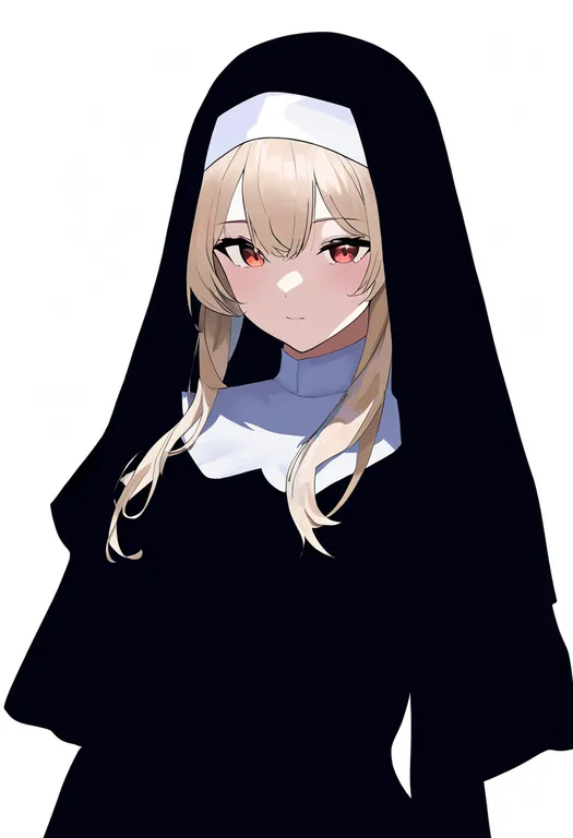 masterpiece, best quality, newest, absurdres, highres, safe, habit, 1girl, solo, simple_background — by k3scat, made with ComfyUI