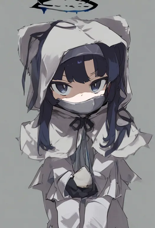 masterpiece, best quality, general, dark halo, 1girl, solo, simple background — by k3scat, made with ComfyUI