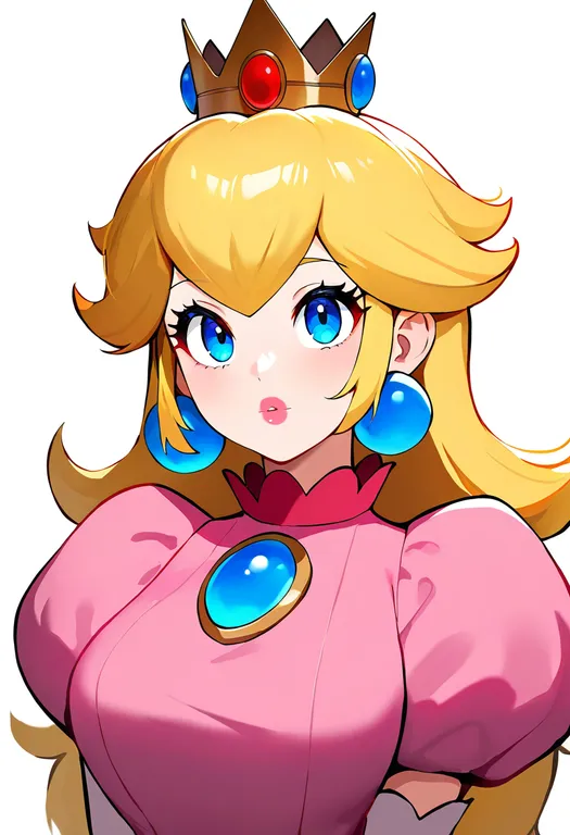 masterpiece, best quality, newest, absurdres, highres, safe, princess_peach, mario_(series), solo, upper_body… — by k3scat, made with ComfyUI