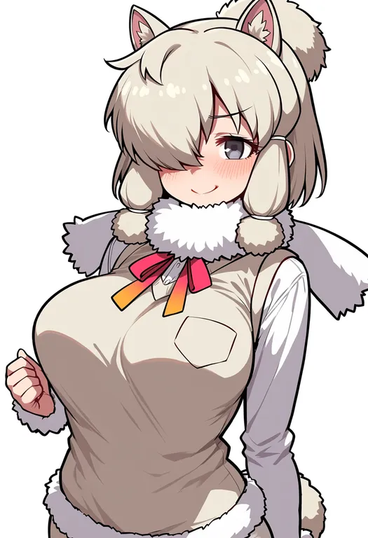 masterpiece, best quality, score_7, safe, suri alpaca (kemono friends), kemono friends, solo, upper body… — by k3scat, made with ComfyUI