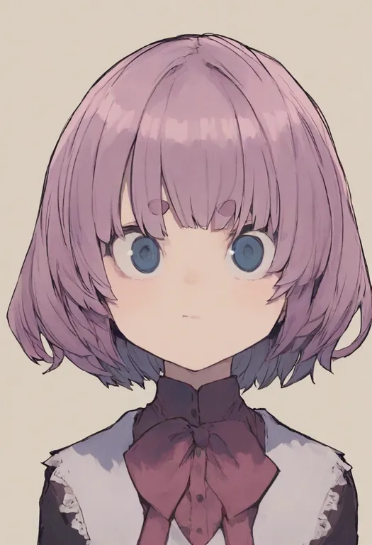 masterpiece, best quality, general, short eyebrows, 1girl, solo, simple background — by k3scat, made with ComfyUI