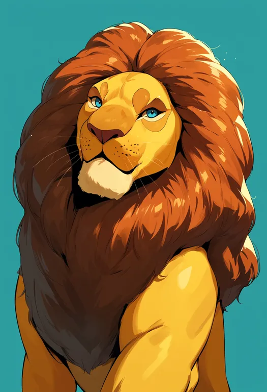 masterpiece, best quality, score_7, safe, pon de lion, solo, upper body, simple background — by k3scat, made with ComfyUI