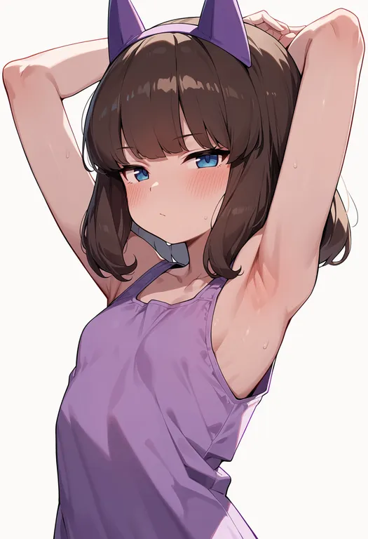 masterpiece, best quality, score_7, safe, kurosu aroma, solo, upper body, simple background — by k3scat, made with ComfyUI