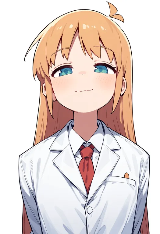 masterpiece, best quality, score_7, safe, professor shinonome, solo, upper body, simple background — by k3scat, made with ComfyUI