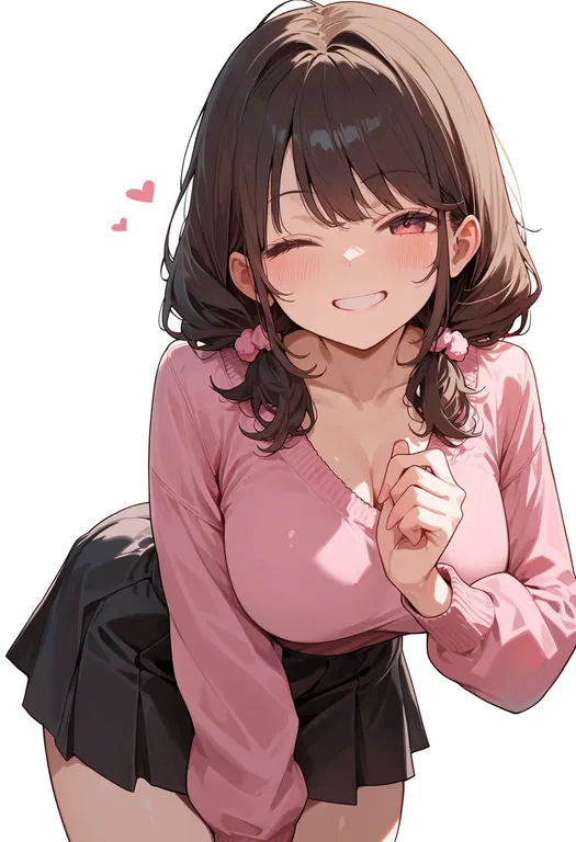 masterpiece, best quality, score_7, safe, girlfriend (kari), solo, simple background — by k3scat, made with ComfyUI