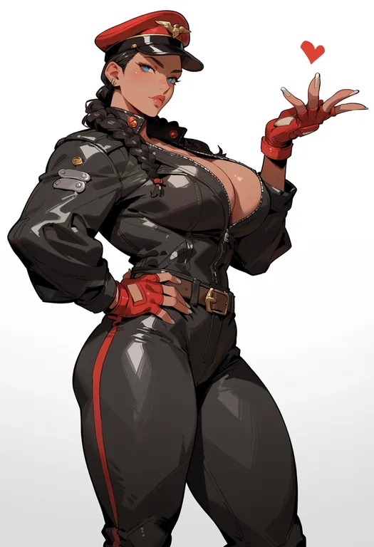 masterpiece, best quality, score_7, safe, street fighter v, solo, simple background — by k3scat, made with ComfyUI