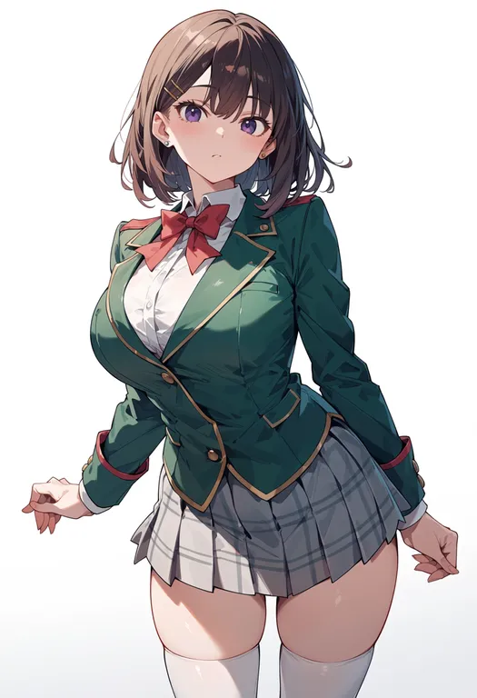 masterpiece, best quality, score_7, safe, eroge!, solo, simple background — by k3scat, made with ComfyUI