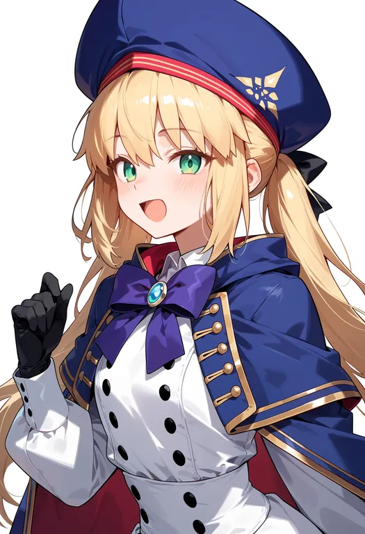 masterpiece, best quality, score_7, safe, artoria caster (second ascension) (fate), solo, upper body, simple background — by k3scat, made with ComfyUI