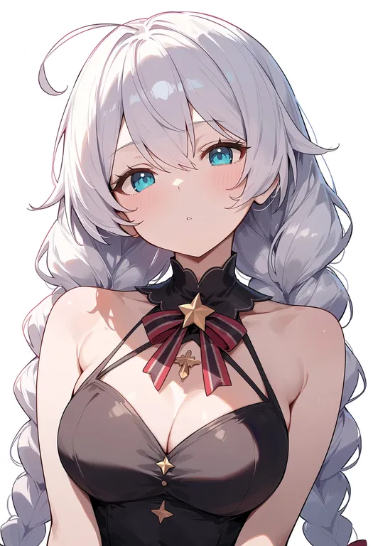 masterpiece, best quality, score_7, safe, kiana kaslana (ba-dum! fiery wishing star), solo, upper body… — by k3scat, made with ComfyUI