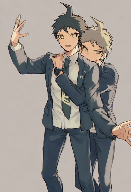masterpiece, best quality, general, hinata hajime, danganronpa 2: goodbye despair — by k3scat, made with ComfyUI