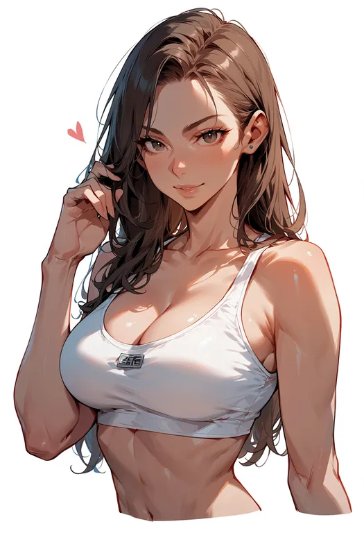 masterpiece, best quality, score_7, safe, vf-1, solo, upper body, simple background — by k3scat, made with ComfyUI