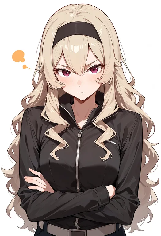 masterpiece, best quality, score_7, safe, saijo claudine, solo, upper body, simple background — by k3scat, made with ComfyUI
