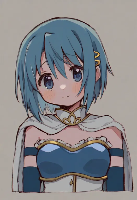 masterpiece, best quality, general, miki sayaka (magical girl), mahou shoujo madoka magica (anime), solo, upper body… — by k3scat, made with ComfyUI