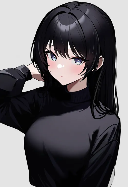 masterpiece, best quality, newest, absurdres, highres, safe, extra, 1girl, solo, simple_background — by k3scat, made with ComfyUI